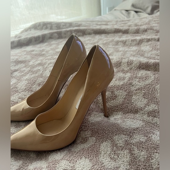 JIMMY CHOO NUDE PUMPS SZ 39.5 - Picture 2 of 3